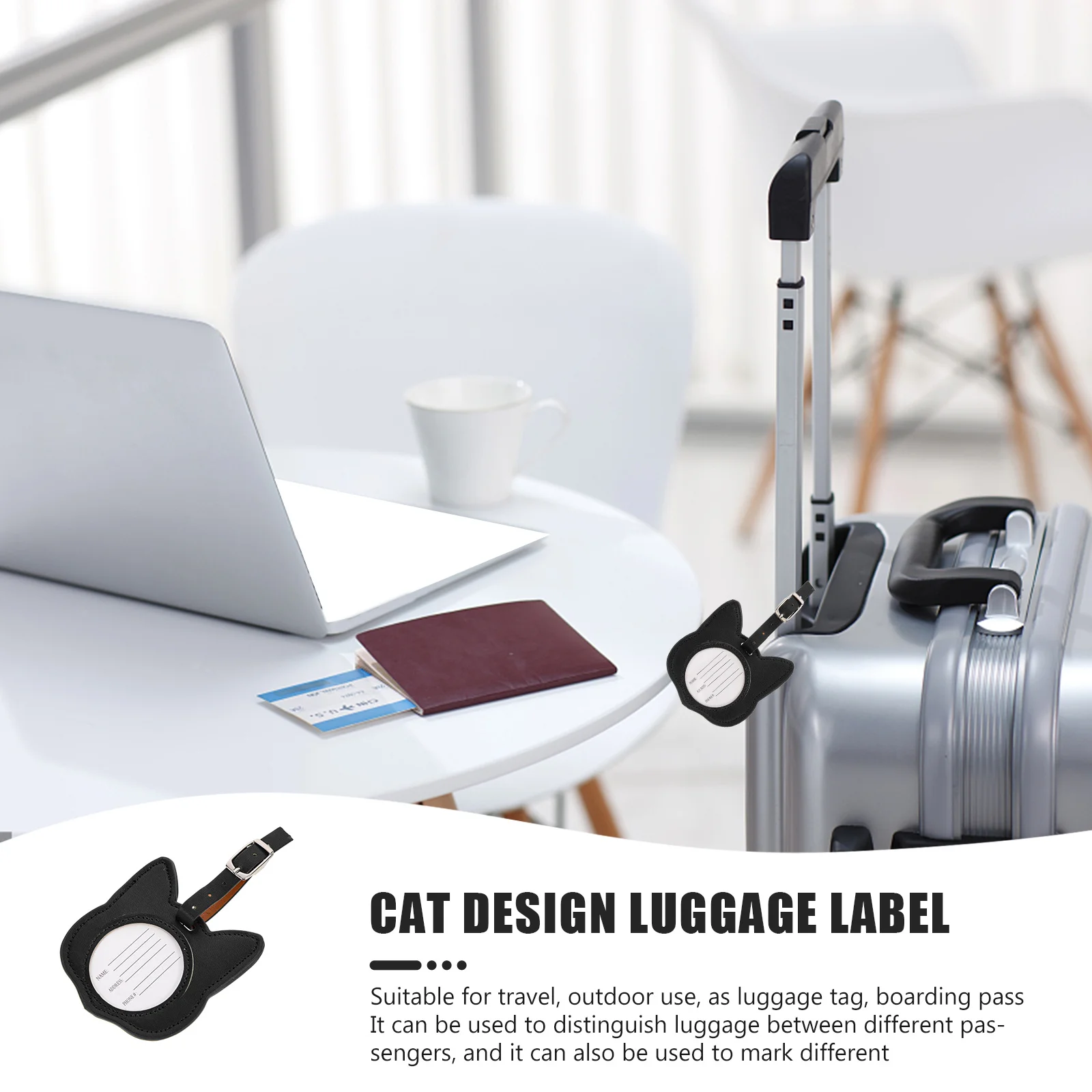 لحقائب السفر حقيبة واق من المطر إكسسوارات السفر خفيفة الوزن محمولة مادة البولي يوريثان الاستخدام العملي اتقان غرامة تصميم القط الأمتعة