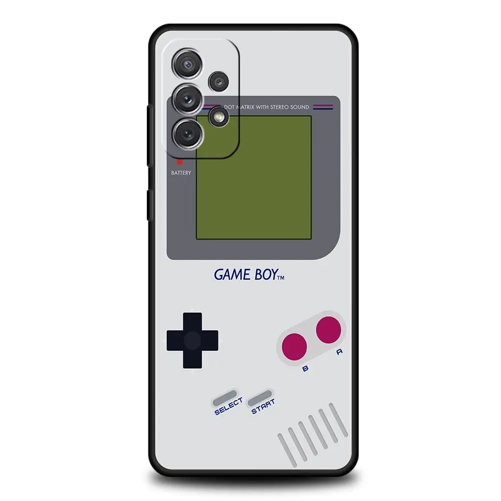 Fall Für Samsung A15 A13 A51 A71 A41 A31 A21S A03S A05 A12 A32 A52 A23 A25 A33 A53 a73 5G Abdeckung Video Game Boy Vintage GamePad