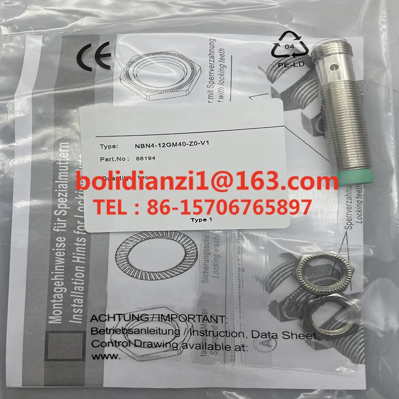 Original Sensor NCN8-12GM40-Z4-V1 NCN8-12GM40-Z5-V1 One Year Warranty In Stock