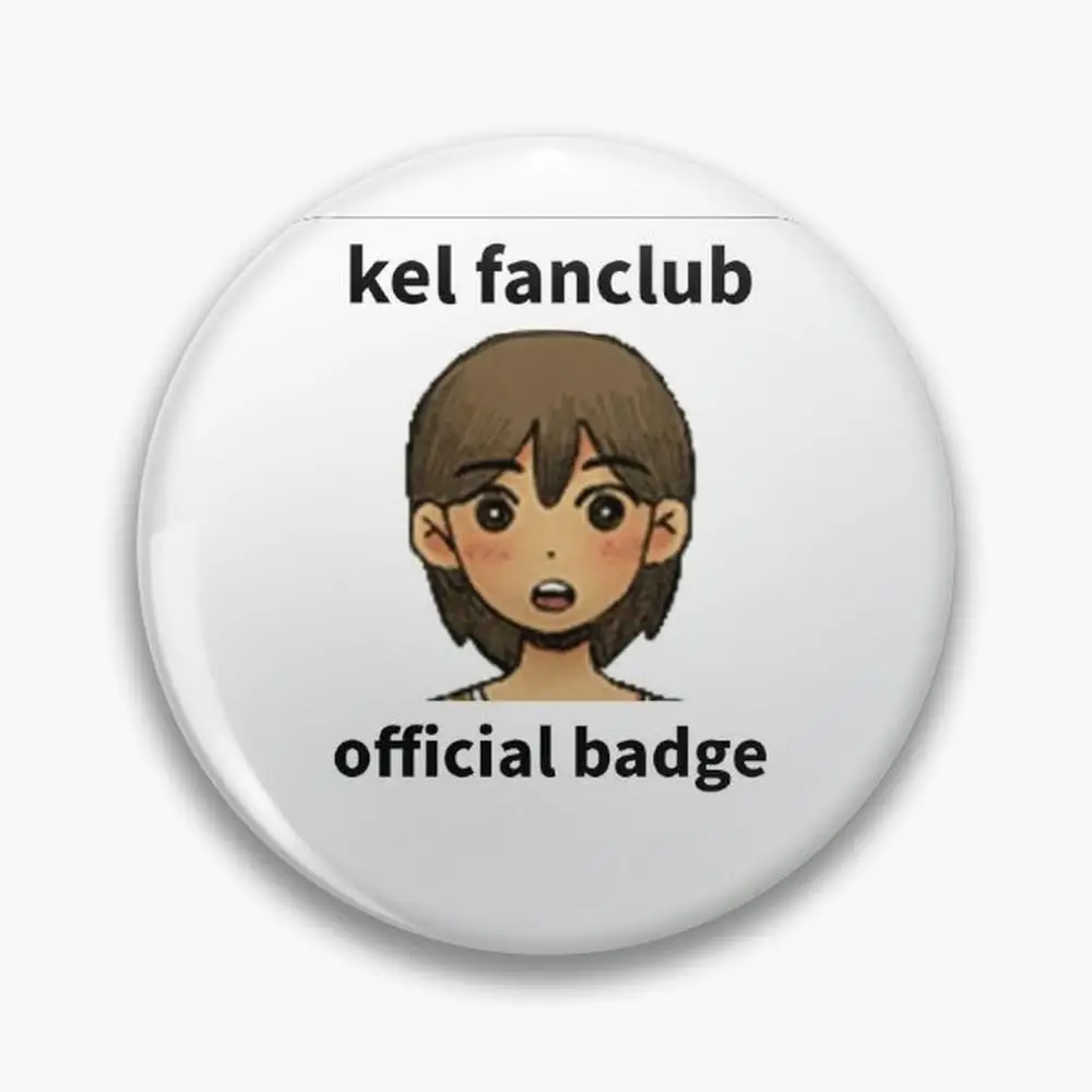 Omori Kel Fanclub Official Badge Pin Buttons Brooches  Jewelry Accessory Customize Brooch Fashion Lapel Badges