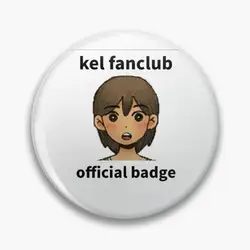 Omori Kel Fanclub Official Badge Pin Buttons Brooches  Jewelry Accessory Customize Brooch Fashion Lapel Badges