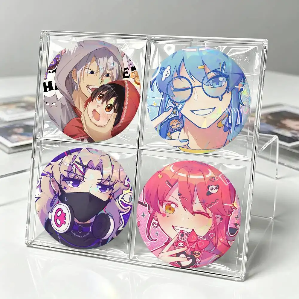 Cartoon Anime Undead Unluck Round Badge Creative Brooch Clothing Backpack Accessories Lapel Pin