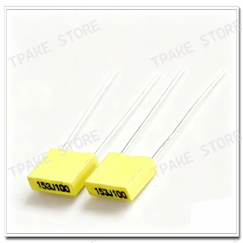 Correction Capacitor 153J100 15nJ100 100V 15nF 5mm Polypropylene Safety Plastic Film Capacitance