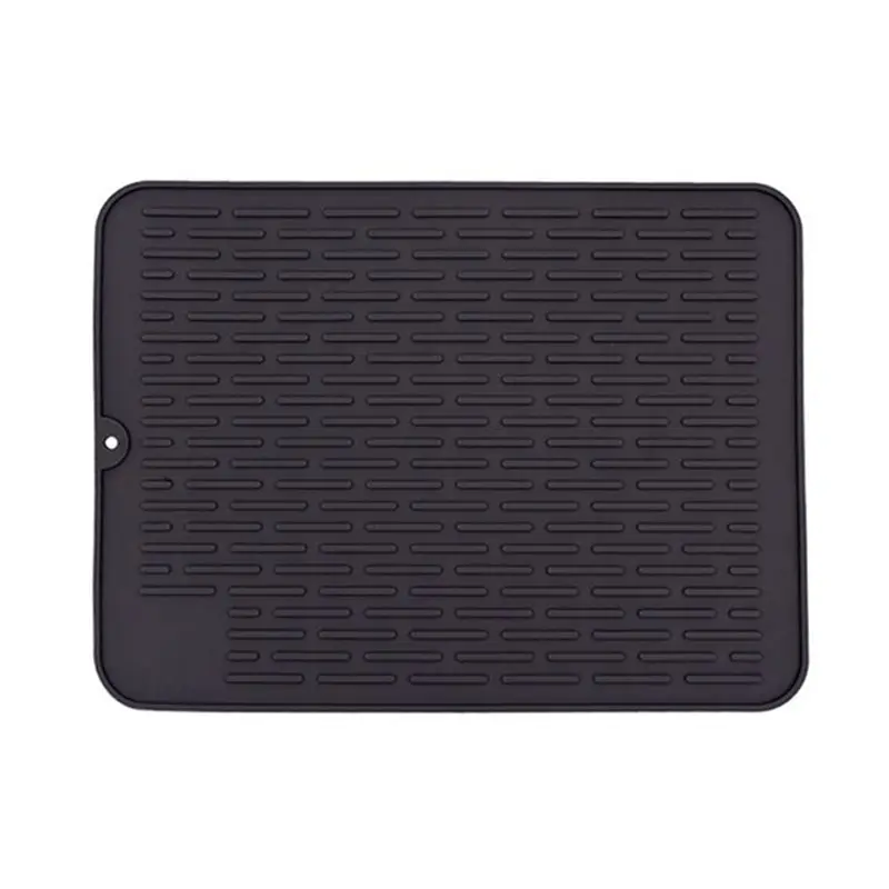 

Силиконовый коврик для сушки посуды HHO-1Pcs, термостойкий силиконовый коврик, нескользящий коврик для сушки посуды, силиконовый коврик для сушки посуды для кухни