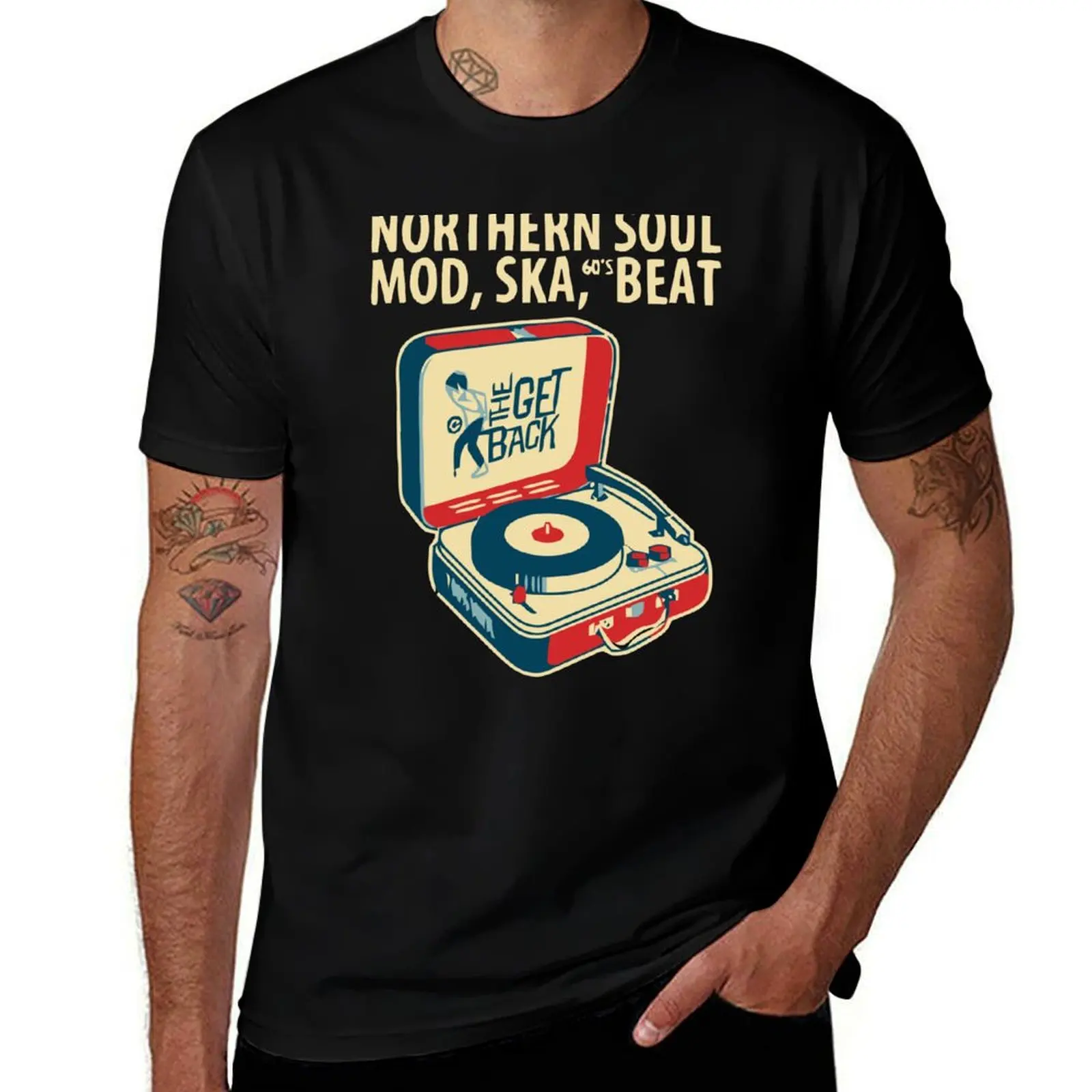 

Northern Soul, Mod, Ska 60's Beat T-Shirt plus size tops quick drying graphics mens clothes