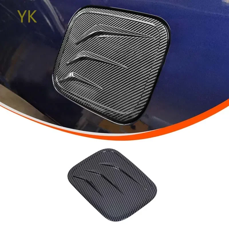

For Toyota Grand Highlander 2024-2025 ABS Carbon Fiber Car Fuel Tank Cap Cover Trim Car Accessories