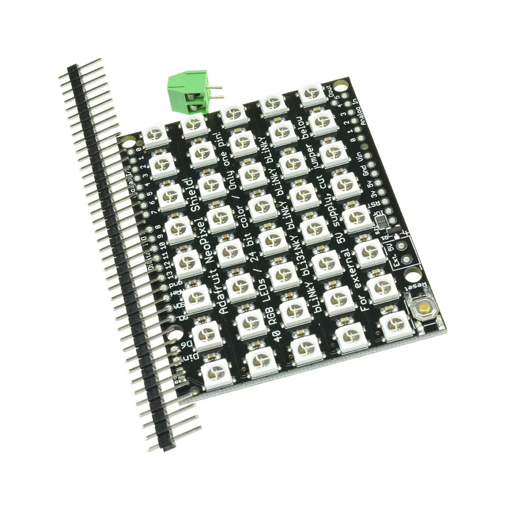 WS2812 LED 5050 RGB 8X5/8x8 LED Matrix 40 Bits 64 Bits Volle Farbe 5050 RGB LED lampe Panel Licht