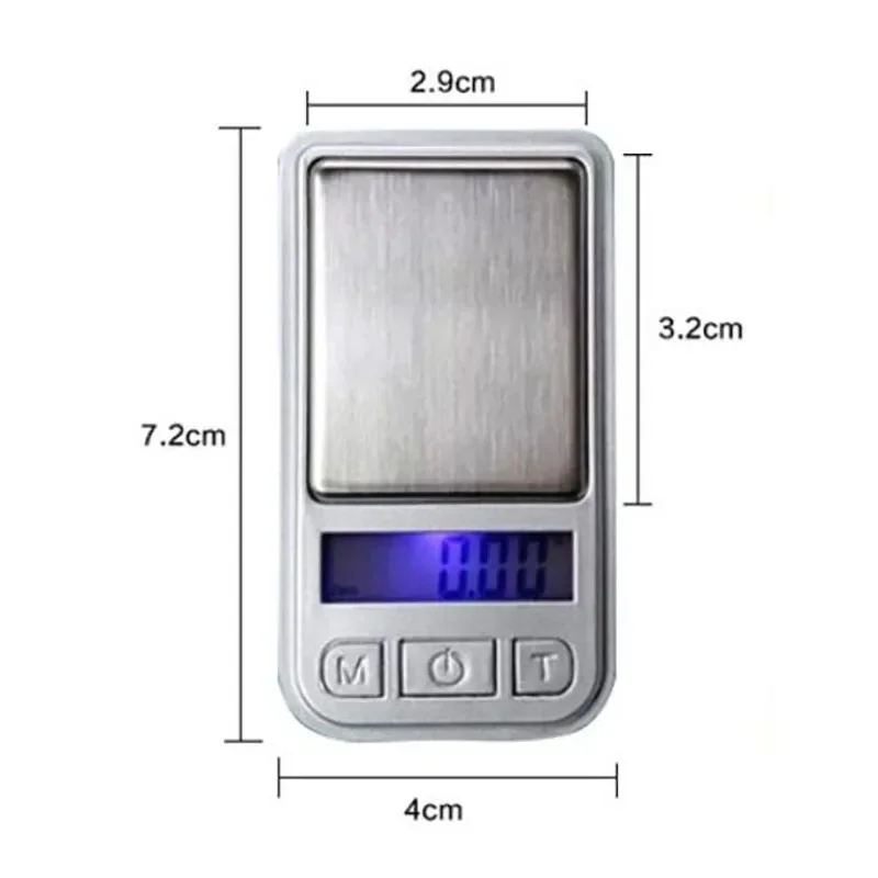 

Super Mini Digital Scale 100g/200g x 0.01g High Accuracy Backlight Electric Pocket Scale For Jewelry Diamond Weight For Kitchen
