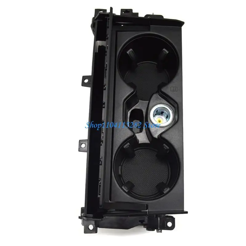 Vehicle Front Drink Holder Storage Tray Nonslip Cup Support Easy Installation Enhanced Stability Design 4KD862533