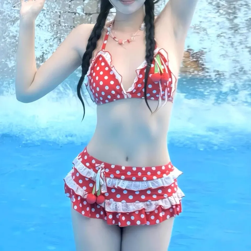 

Сексуальный тайский купальник-бикини для женщин, пляжный комплект с защитой от солнца, раздельный, с накидкой, элитный купальник от ADENAH