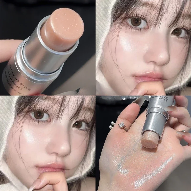 Palette di evidenziatori in polvere con diamanti Glitter Contorno viso Illumina Correttore impermeabile a copertura totale Trucco con finitura naturale