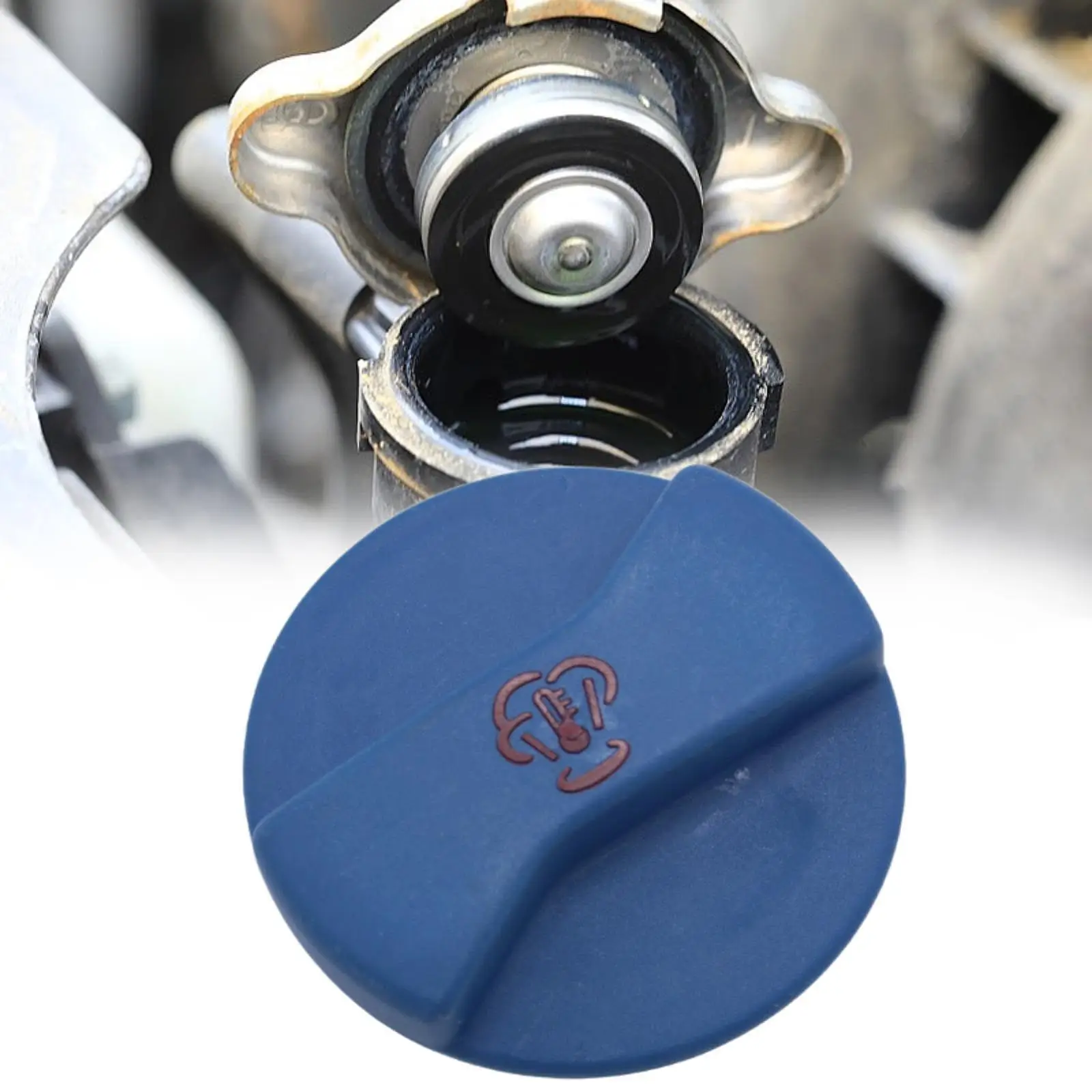 

Radiator Coolant Expansion Tank Cap 1J0121321B Wear Resistant Convenient Sturdy Replacement for A4 Q5