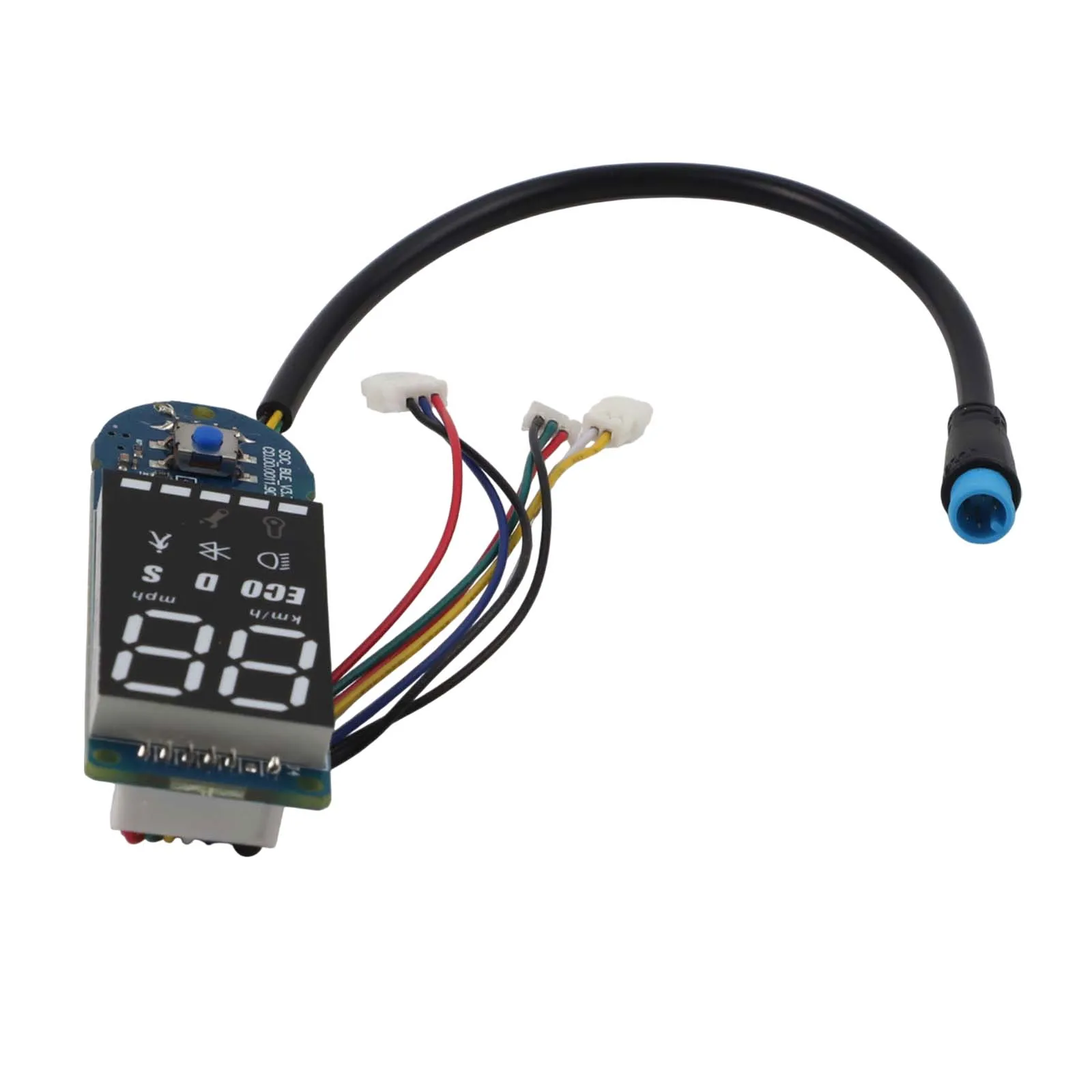 

71*23mm Dashboard Switch Panel Dashboard Switch Panel Replacement Electric Bicycle Accessory 30g Weight Everyday Wear Resistance