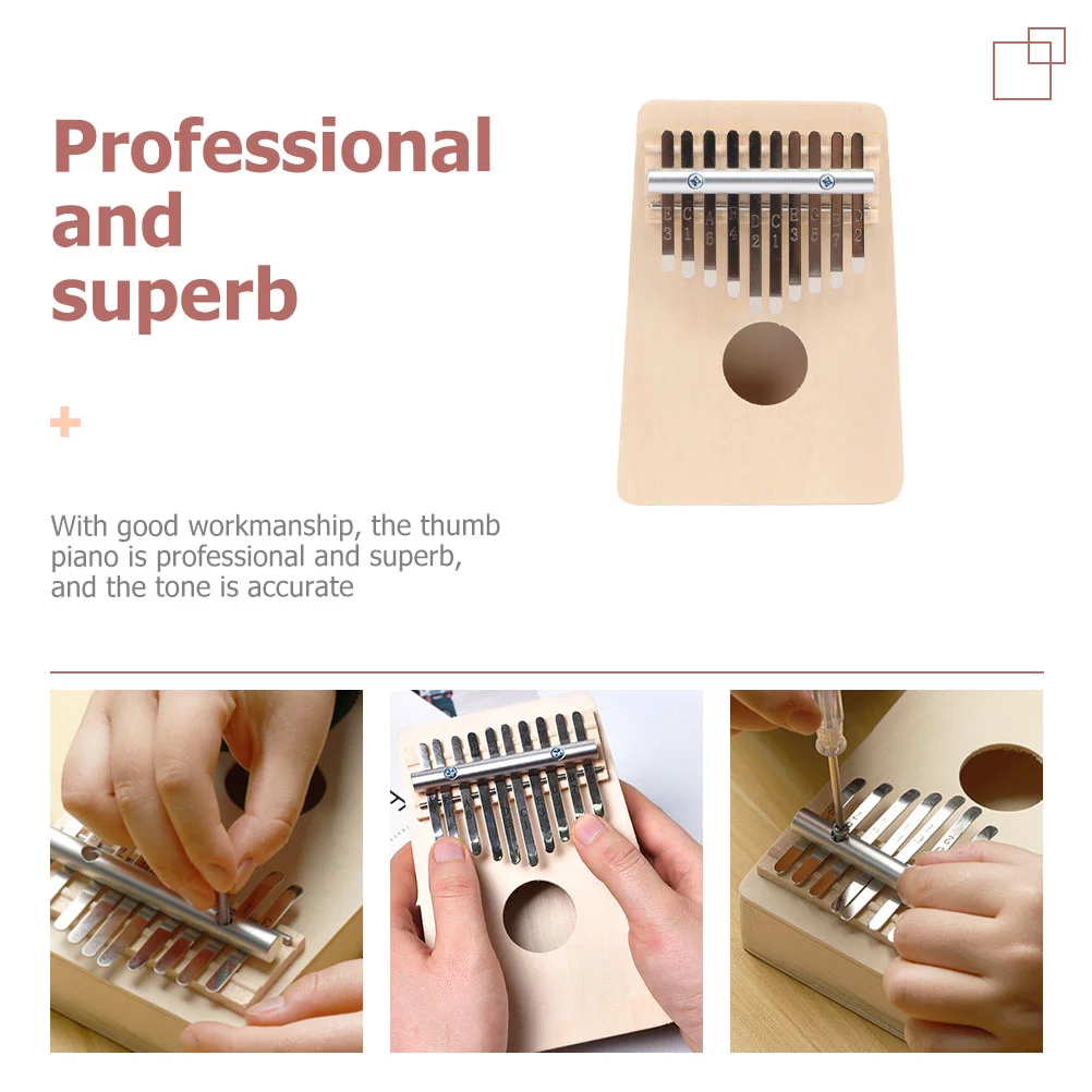 Kalimba Finger Piano Premium Portable Thumb Mini Home Chromatic Scale Small Musical Instrument Beginners