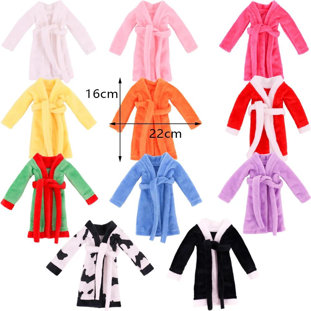 Doll Clothes Doll Pajamas Night-robe Christmas Accessories Package For Barbis&Elf Doll Clothing Accessories,Girl\'s Toys Gift