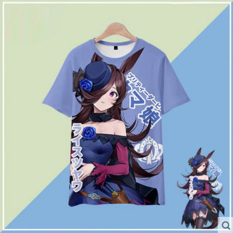 anime Uma Musume Pretty Derby 3D print t shirt women men summer fashion o-neck short sleeve funny tshirt Tokai Teio Graphic tees