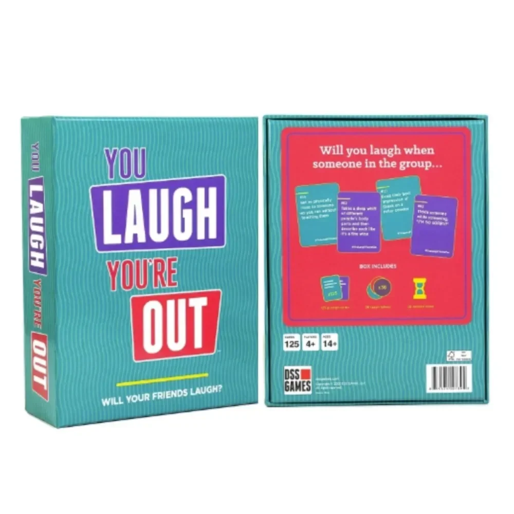 Board Game Games You Laugh You\'re Out - Family Game Where If You Laugh, You Lose Christmas Halloween Thanksgiving gifts