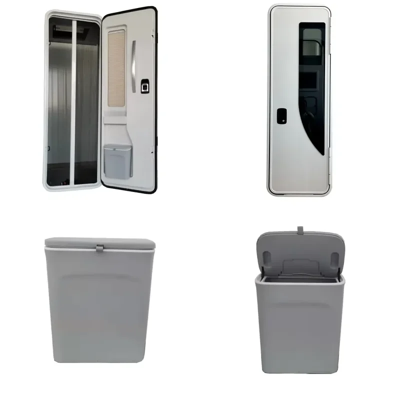 *2026*  HOT TONGFA Customized Rv Door with Garbage Can and Screen for caravan Camper Teardrop Trailer