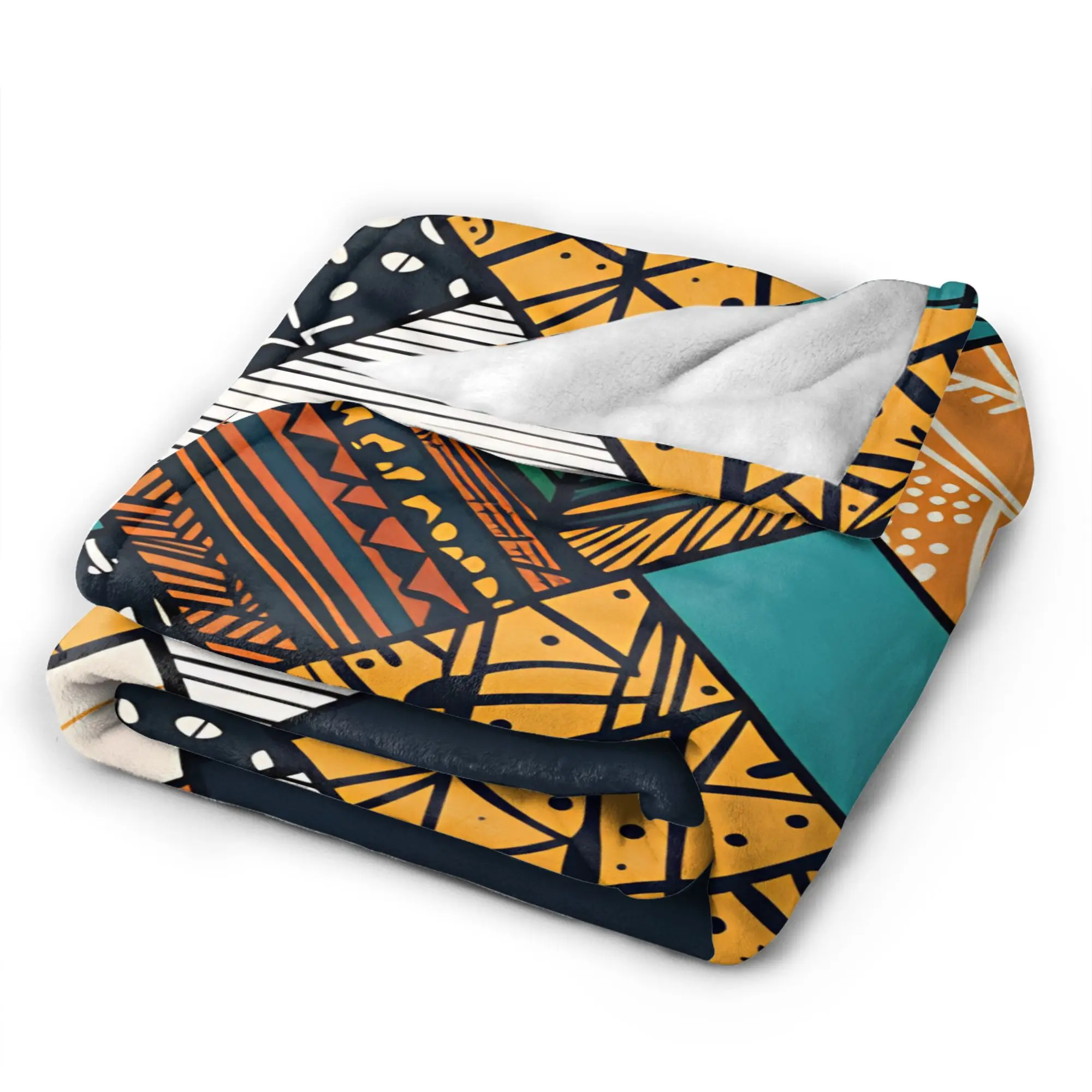 Bohemian Mandala Style Super Soft Blanket For Outdoor  Aesthetic Throw Blanket Winter Travel Office Flannel Bedspread