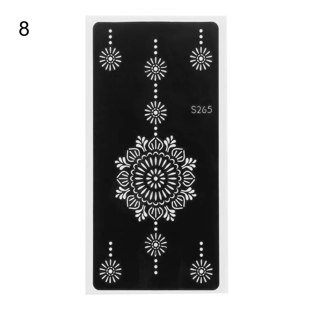 

Лидер продаж Менди индийский стиль красота трафареты временная ручная наклейка DIY боди-арт шаблон хны наклейка