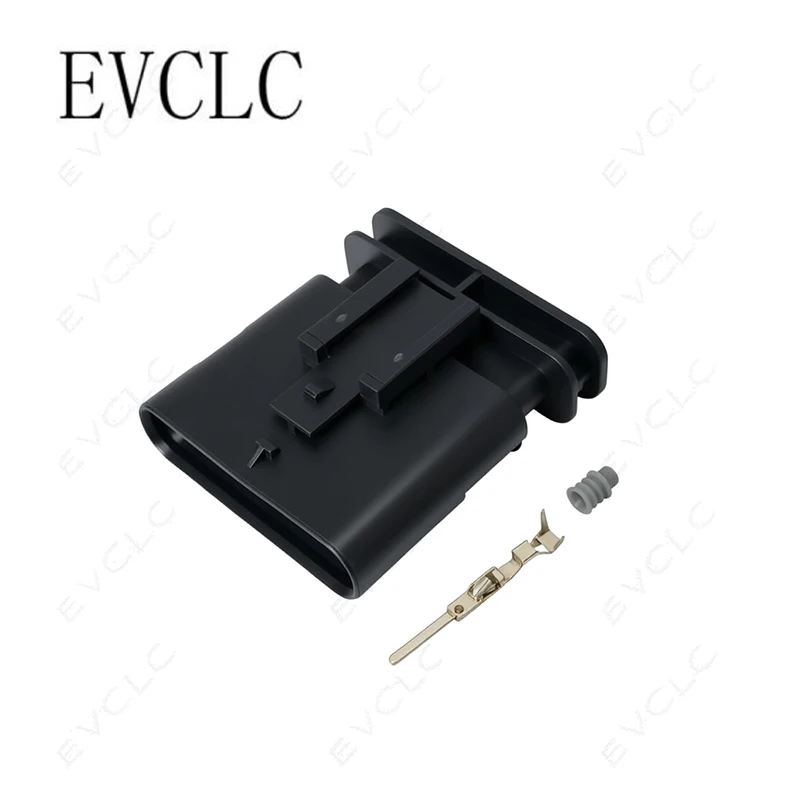 1 Set 8-Pin Automotive Wiring Harness Connectors, Waterproof Plugs 1-1670920-1/1-1703506-1, for VW Audi Collision Sensor Plug - view 4
