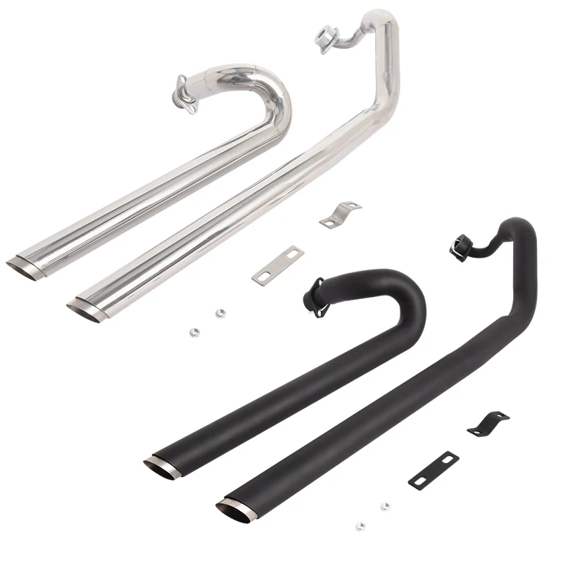 For Yamaha V Star 1100 V-Star XVS1100 Classic Midnight Custom Custom 1999 - 2005 Motorcycle Exhaust Escape Full Double Link Pipe