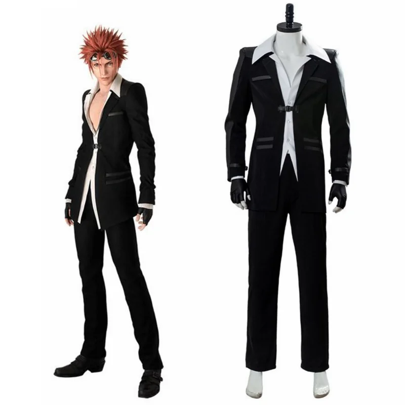 Anime Final Fantasy VII Reno Cosplay Costumes Halloween Costumes for Women Christmas Party Uniform A Suit Colthes Suit