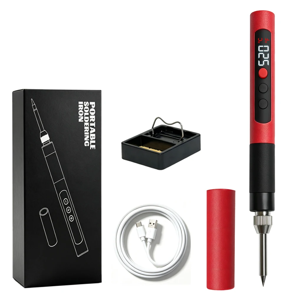 T65/C153 USB Digitaler Lötkolben Typ-C Digitaler Elektrischer Lötkolben mit Einstellbarer Temperatur DIY Heizung Reparatur Schweißwerkzeug – Detail 13