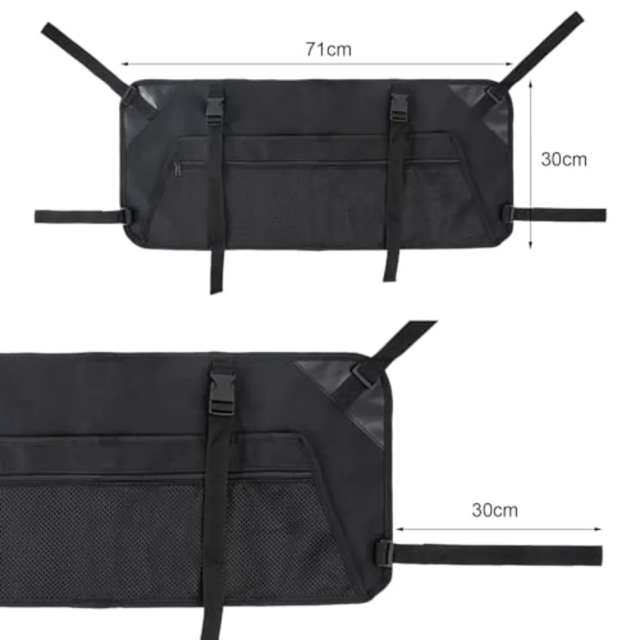 Collapsible Wagon Side Pocket for Umbrella Stroller with Large Capacity Oxford Storage Bag and Mesh Pouch Ideal for Folding Wag