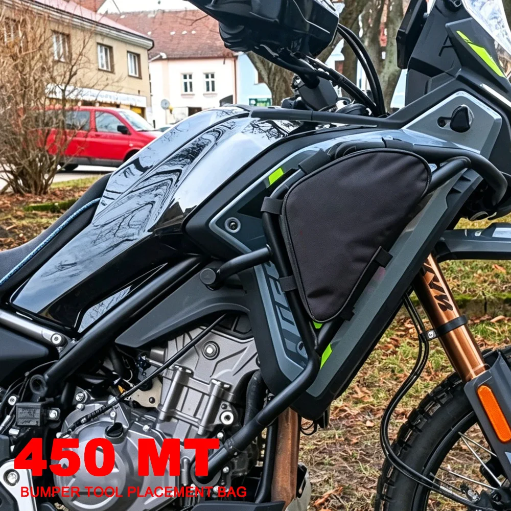 Bolsa Impermeável Original para Quadro de Proteção (Crash Bar) de Motocicleta CFMOTO 450MT - Acessório para Ferramentas e Armazenamento (MT450)