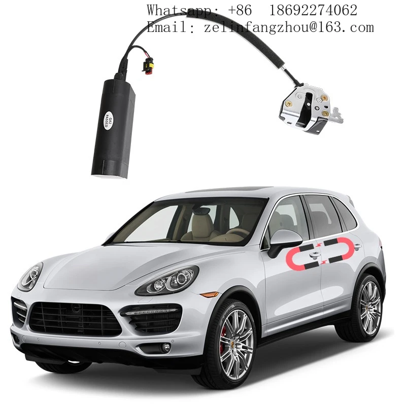 For Porsche Cayenne Electric Suction Door For Automobile Refitted Automatic Locks Car Accessories Intelligence Carrera Taycan