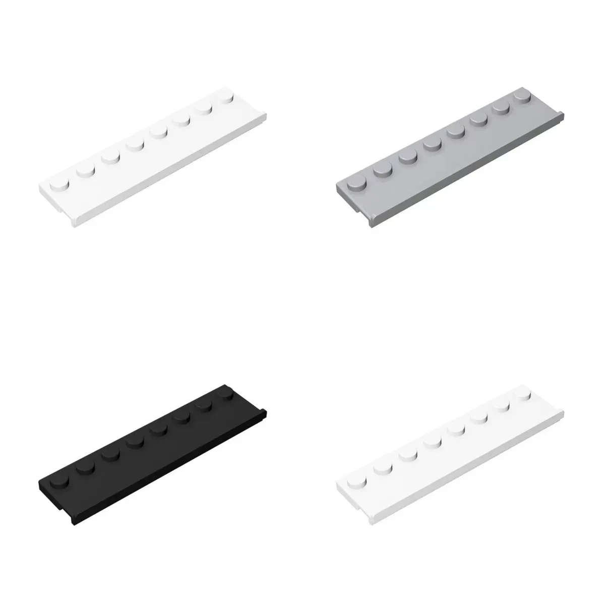 

50g/21PCS 30586 Blocks Accessories Bricks 8x2 with Slotted Door Track Technology Building Part MOC Toys DIY Christmas Gift
