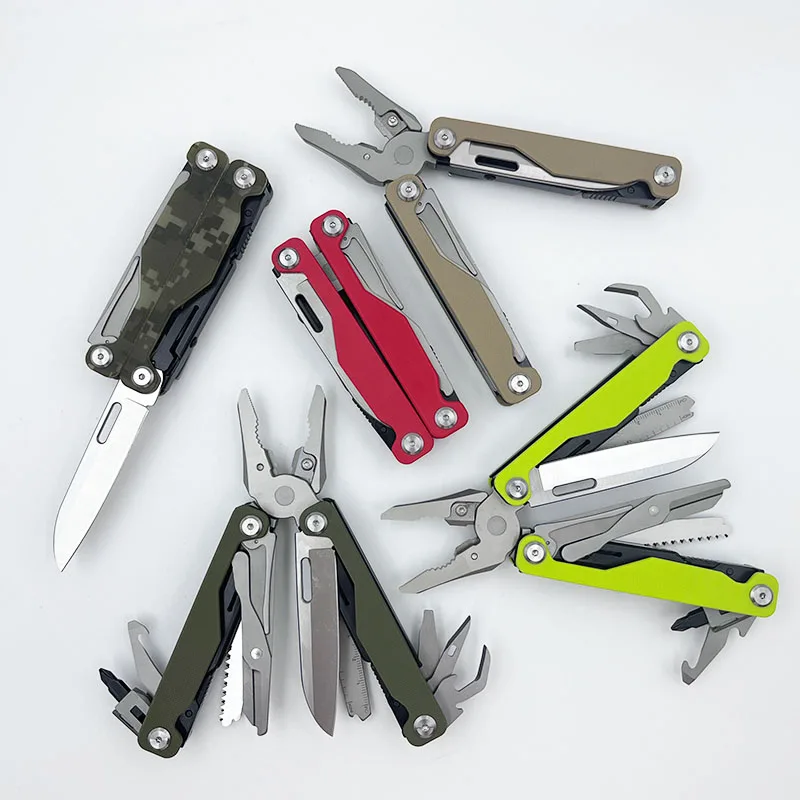 BHBT 17 In 1 Multitool Pliers Multi Functional Tool Folding EDC Outdoor Camping Portable Combination Tool 12 Colors