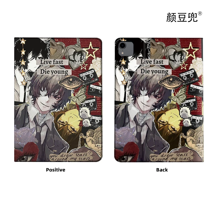 Osamu Anime Bungo Stray Dogs For iPad Air 4 5 6 Mini 5 6 Case Luxury Silicone For Pro 13 12.9 11 10.5 inch For iPad 10th  Case