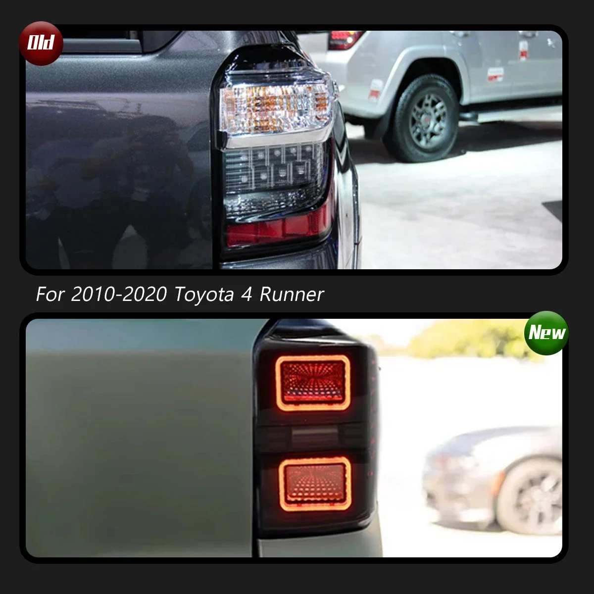 

TYPY новый светодиодный задний фонарь, обновленный, модифицированный для Toyota 4 Runner, задний фонарь 2010-2020, динамический сигнальный задний фонарь, автоаксессуары