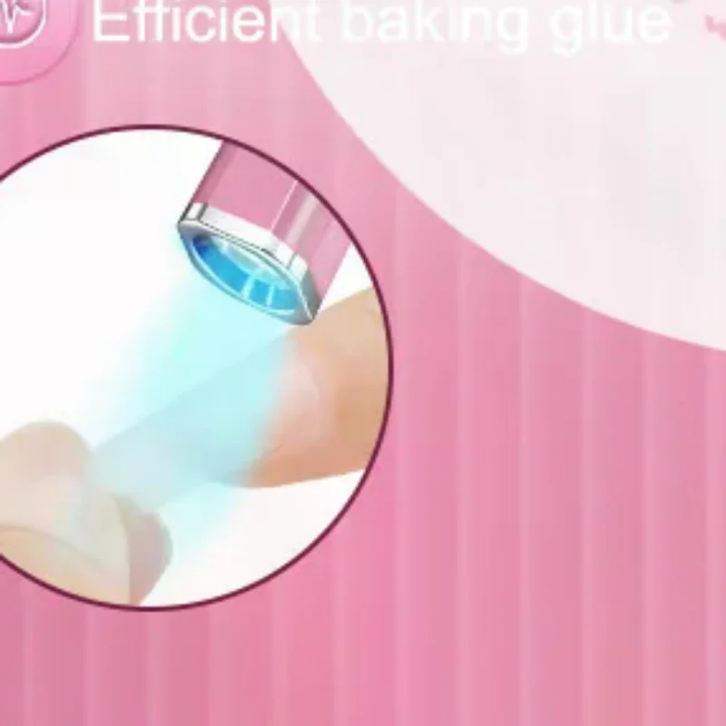 Mini lampe à ongles Portable, Mini lumière UV métallique Portable pour ongles en Gel avec 2 minuteries 20s/60s