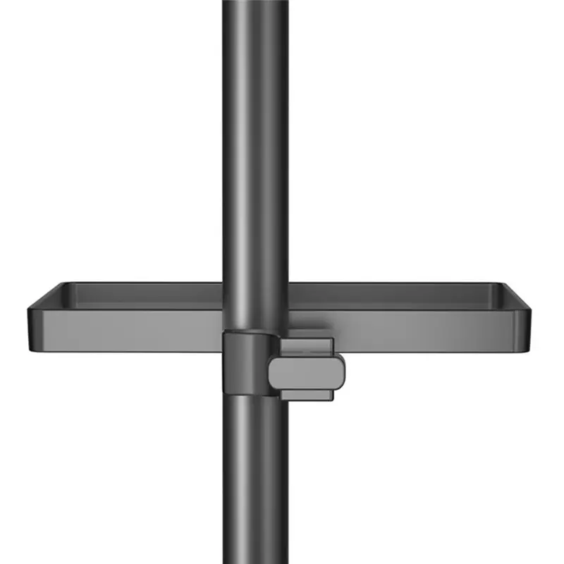 AEE7-781E Universals Microphone Stand Tray Adjustable Mic Stand Tray Clamp On Shelf Stand Sound Card Tray Clip Holder