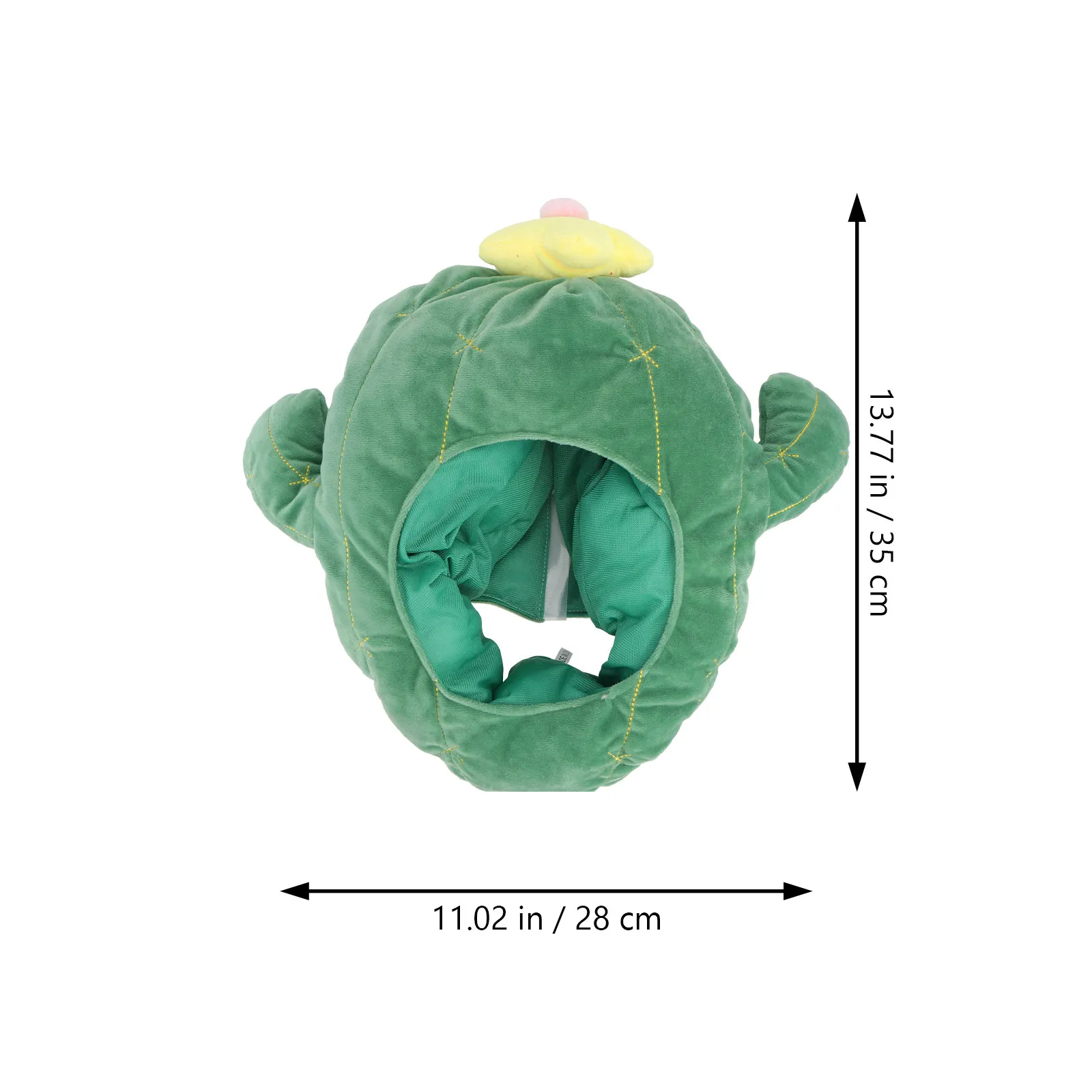 1 Pezzo Cappello a Forma di Cactus, Creativo e Divertente, per Spettacoli Teatrali, Morbido e Confortevole, Cappello per Cosplay, Accessorio per Feste