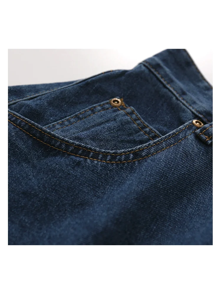 

High Waist plus Size Denim orts Women's A-Line Skirt Pants Summer New Loose Five-Quarter Wide Leg Pants Meat Covering