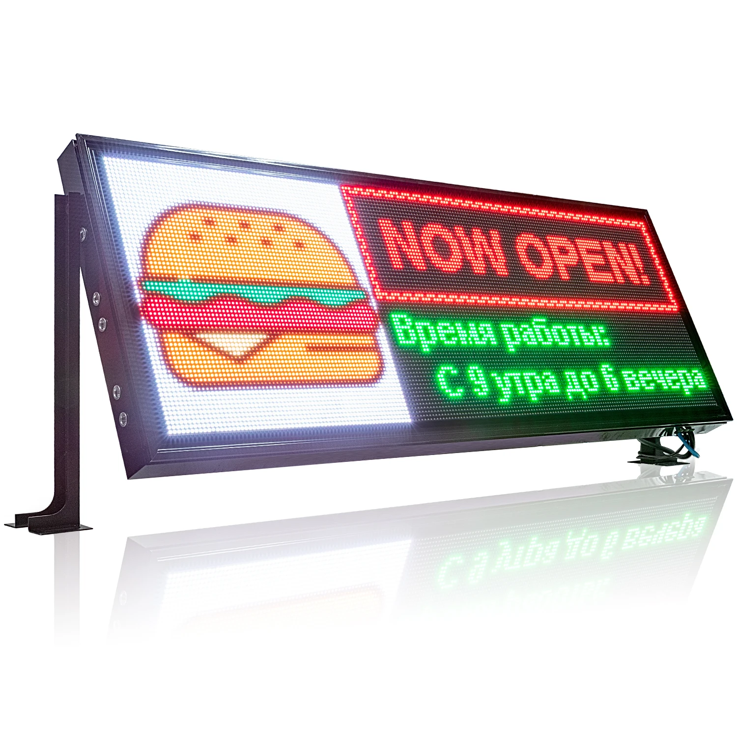 

P5 HD Led Display Panel For Advertising Outdoor Waterproof RGB Wifi Programmable Scrolling Video/ Picture/ Text Board for AD/Car