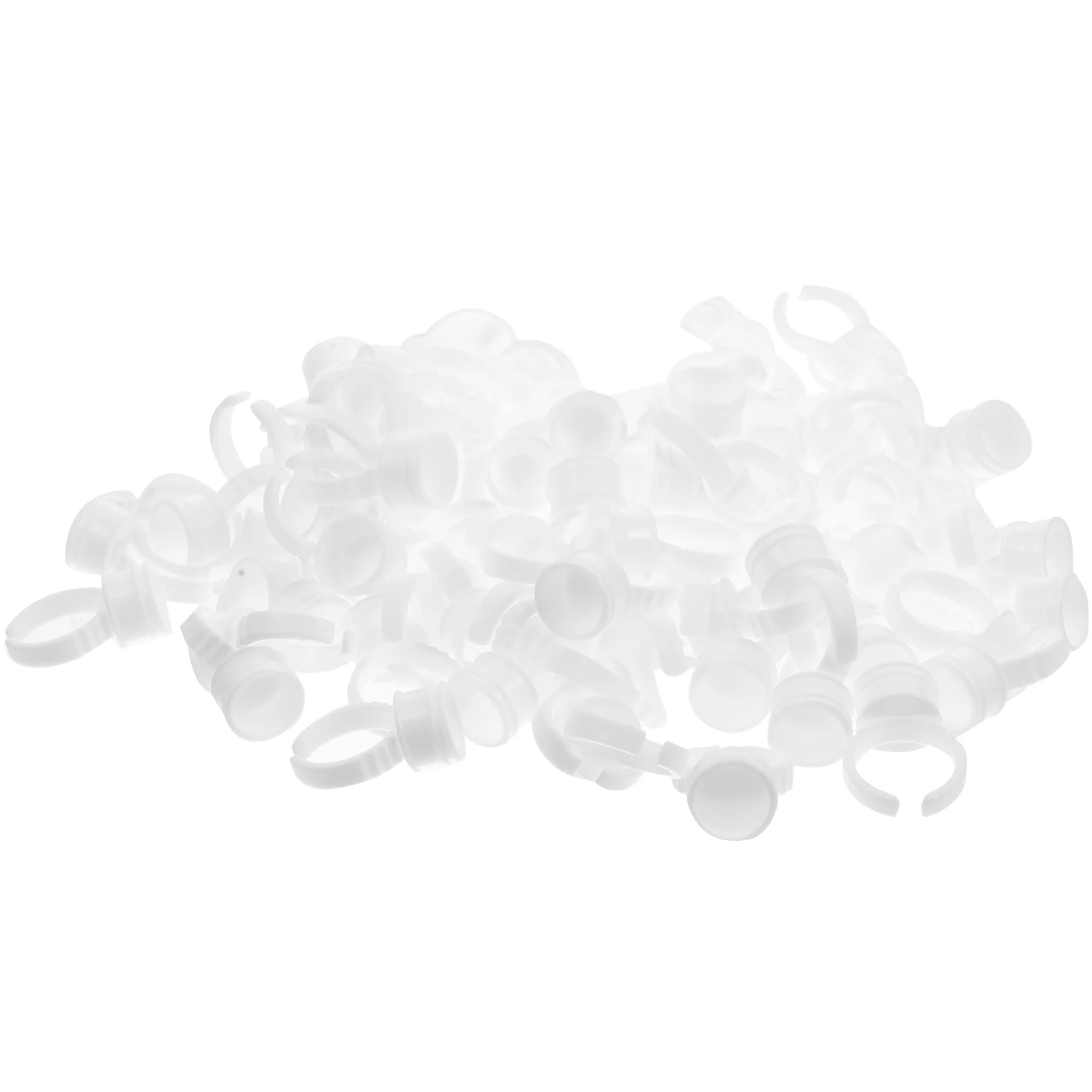 

100 шт., микроблейдинг, микроблейдинг для перманентных ресниц, поцелуй, татуировки, чашки для макияжа, инструменты, держатель для колец, контейнер для пигмента, чернила для ресниц