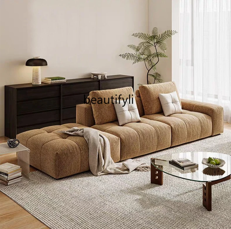 

Nordic Modern Minimalist Compression Integrated Sofa Sponge Fully Removable Vacuum Compression Sofa