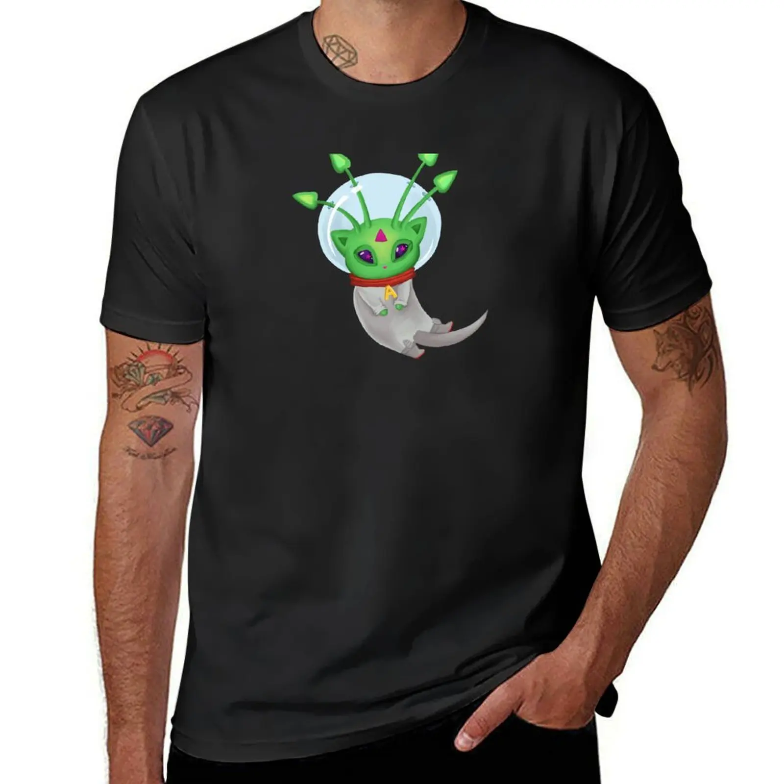 

Little alien friend T-Shirt plus sizes aesthetic clothes quick-drying sports fans men clothes