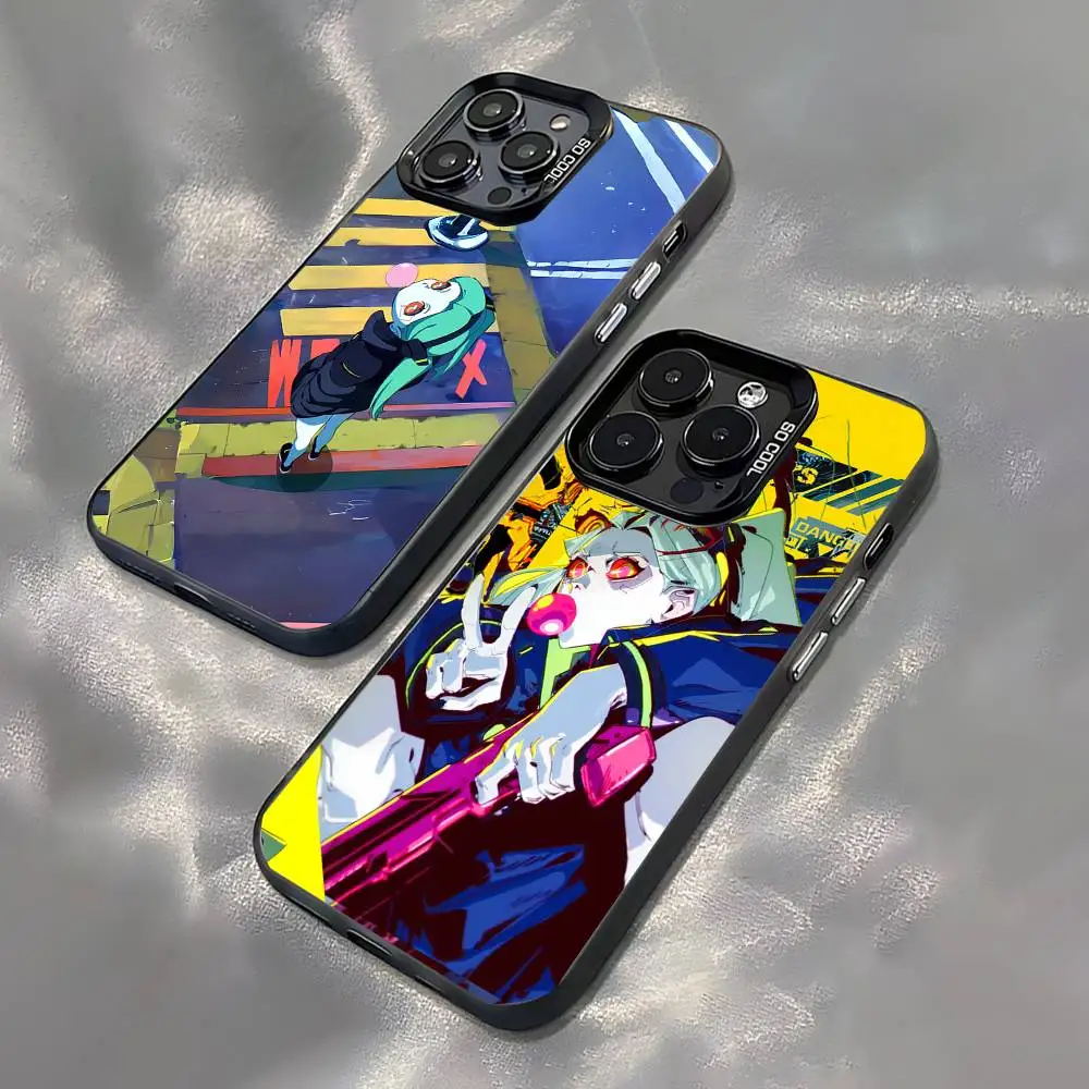 

E-Edgerunners Game For Black Candy Matte Cover iPhone 17,16,15,14,13,12,11,Mini,Pro,E,SE4,XS,MAX