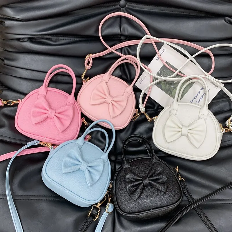 

Модная детская сумка через плечо для женщин, сумки на плечо, кошелек и сумка с бантом-бабочкой, сумка принцессы для мамы и ребенка для девочки Сумка