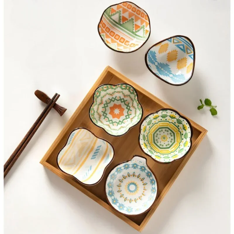 

Блюдце с соевым соусом, домашнее керамическое блюдце, боковое блюдо, блюдо для закусок, блюдо для приправ