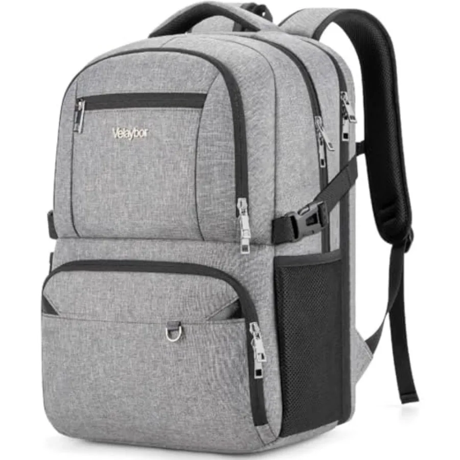 

Insulated Lunch Backpack Fit 17" Laptop, Work Backpack with Lunch Box and USB Charging Port for Men and Women, Water Resistant
