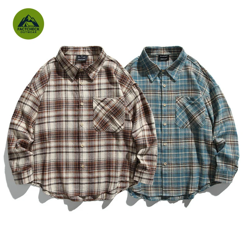FACTCHECK Luxury Quality Fashion Plaid Long-Sleeve Shirt For Men Women Autumn Winter Travel Holiday Work Casual Shirt