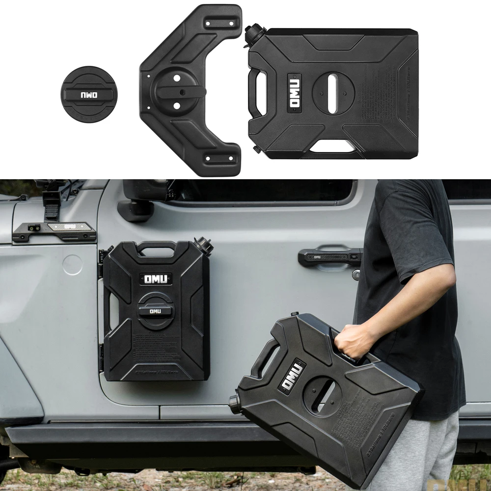 خزان زيت الماء طبل دلو مقاوم للانفجار 10L مع قوس سبائك الألومنيوم والمغنيسيوم ABS لسيارة جيب رانجلر JK JL JT OMU 014 #1