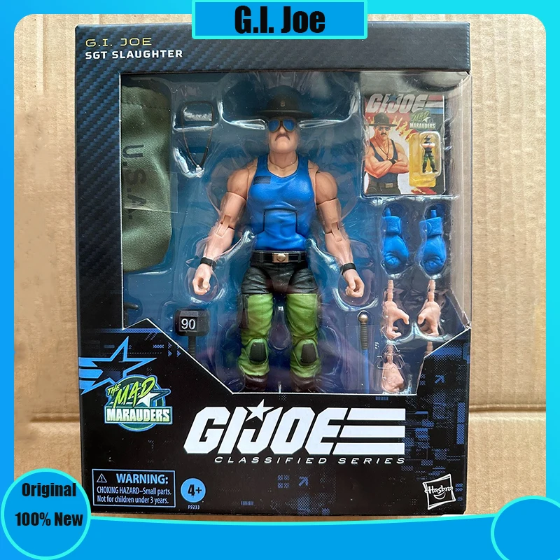 

Original G.I. Joe GI Joe Classified Series 129 Mad Marauders Sgt Sergeant Slaughter Action Figure Model Toy Collection Christmas